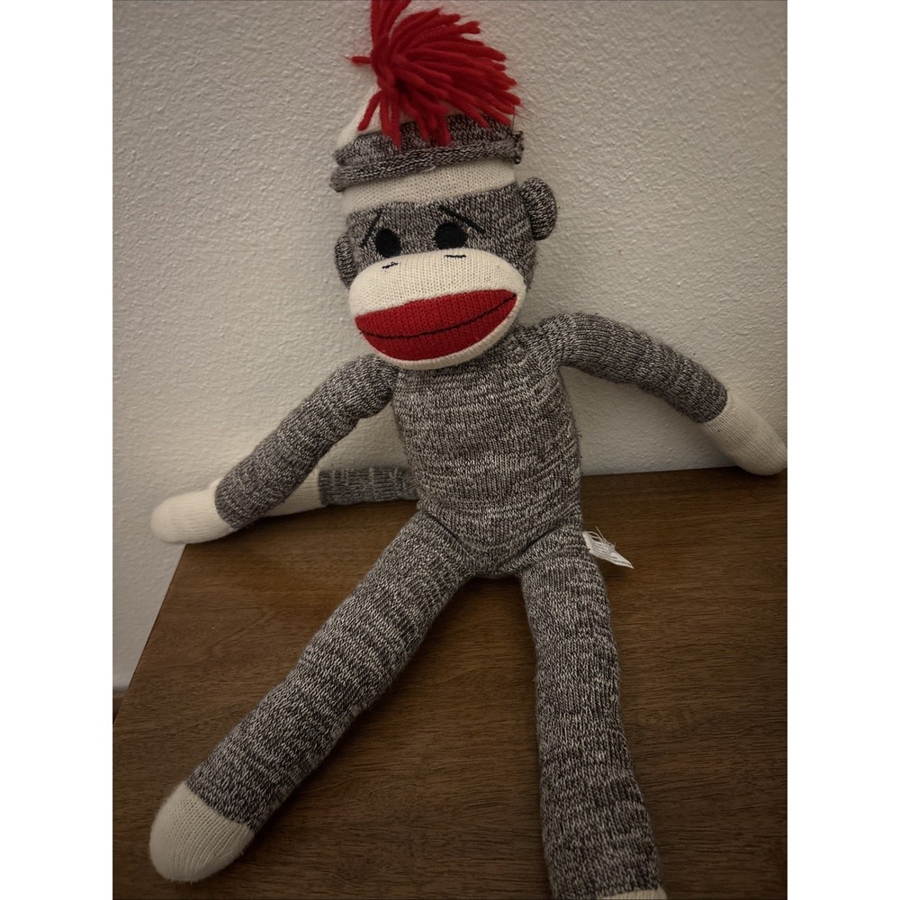 Sock Monkey Plush 20" Schylling Rowley